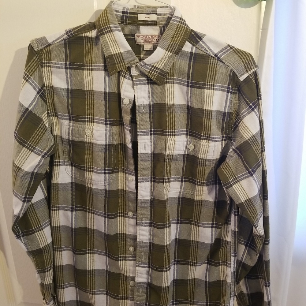 Wallace And Barnes flannel slim fit